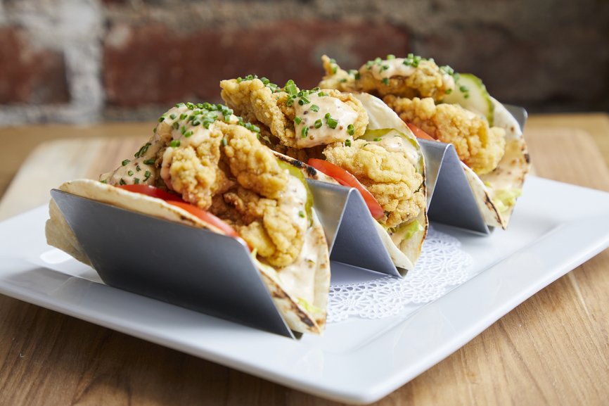 oyster tacos